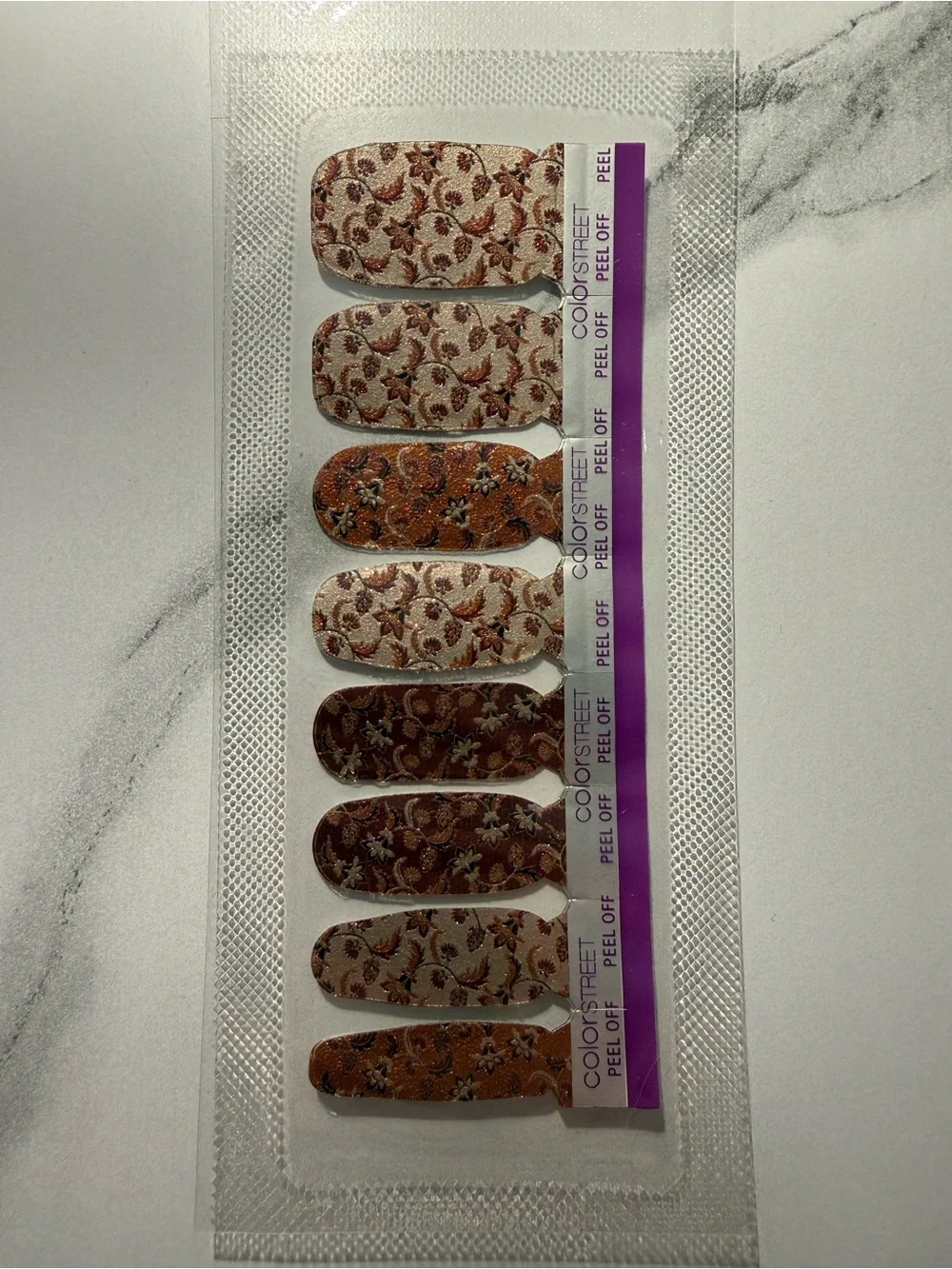 Color Street Fall/Thanksgiving Nail Strips - Lot of 5